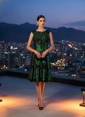 Vestido Nocturno Esmeralda