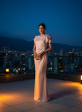 Vestido Rosa Elegancia Floral