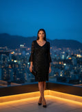 Vestido de Noche Encaje y Lentejuelas 'Venice'
