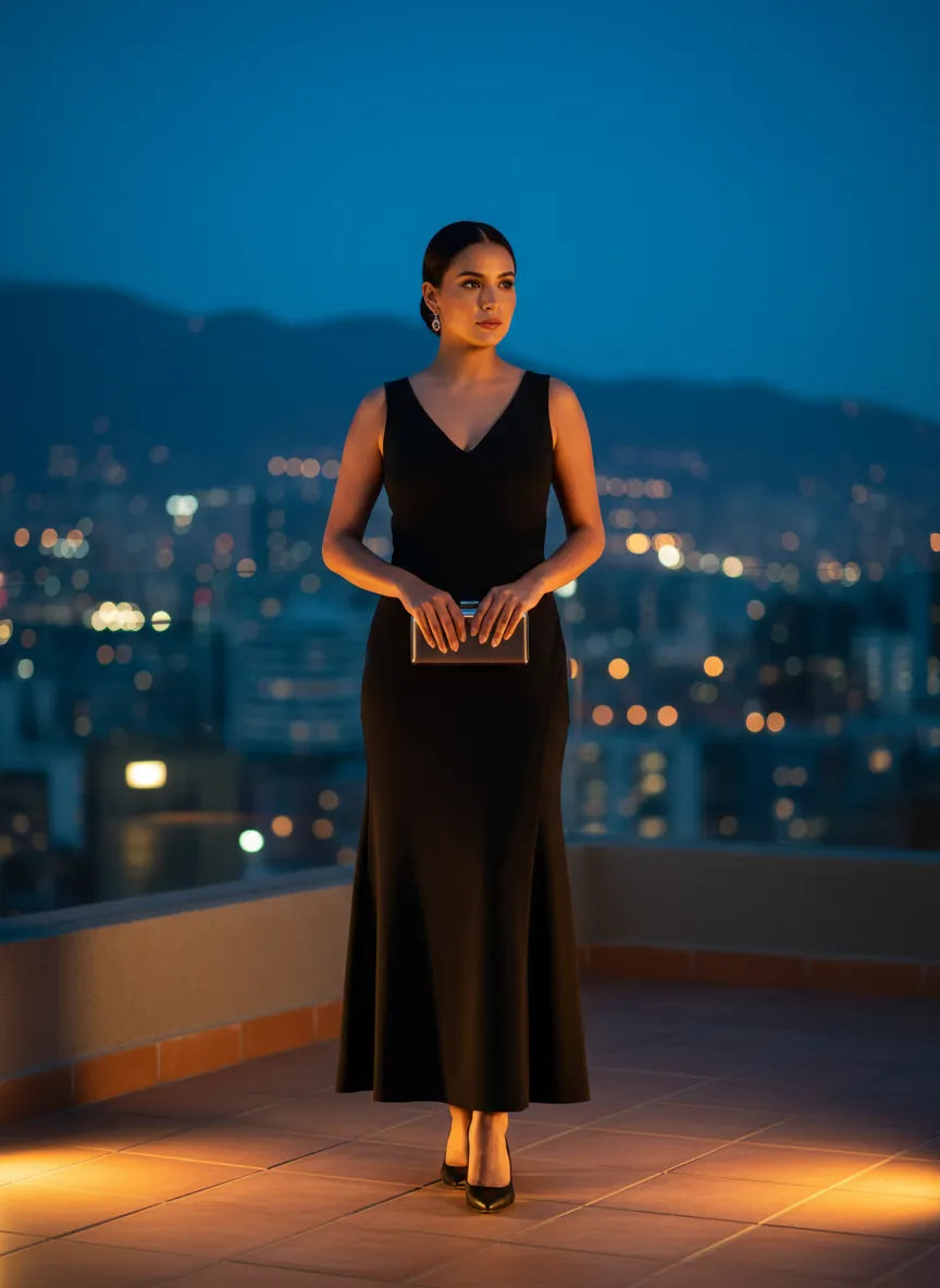 Vestido Nocturno Elegancia Urbana