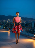 Vestido Floral de Atardecer