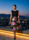 Vestido Floral Tropical Elegante