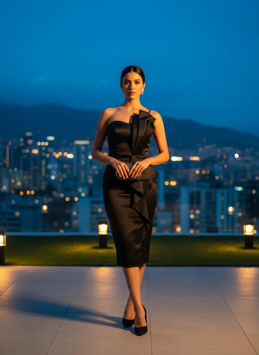 Vestido Cóctel Noche Serena