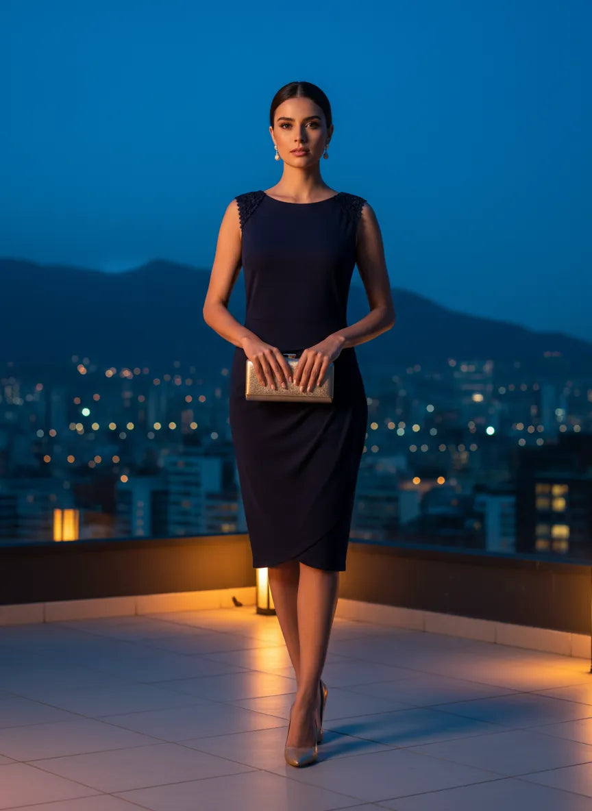 Vestido Cóctel Noche Serenidad