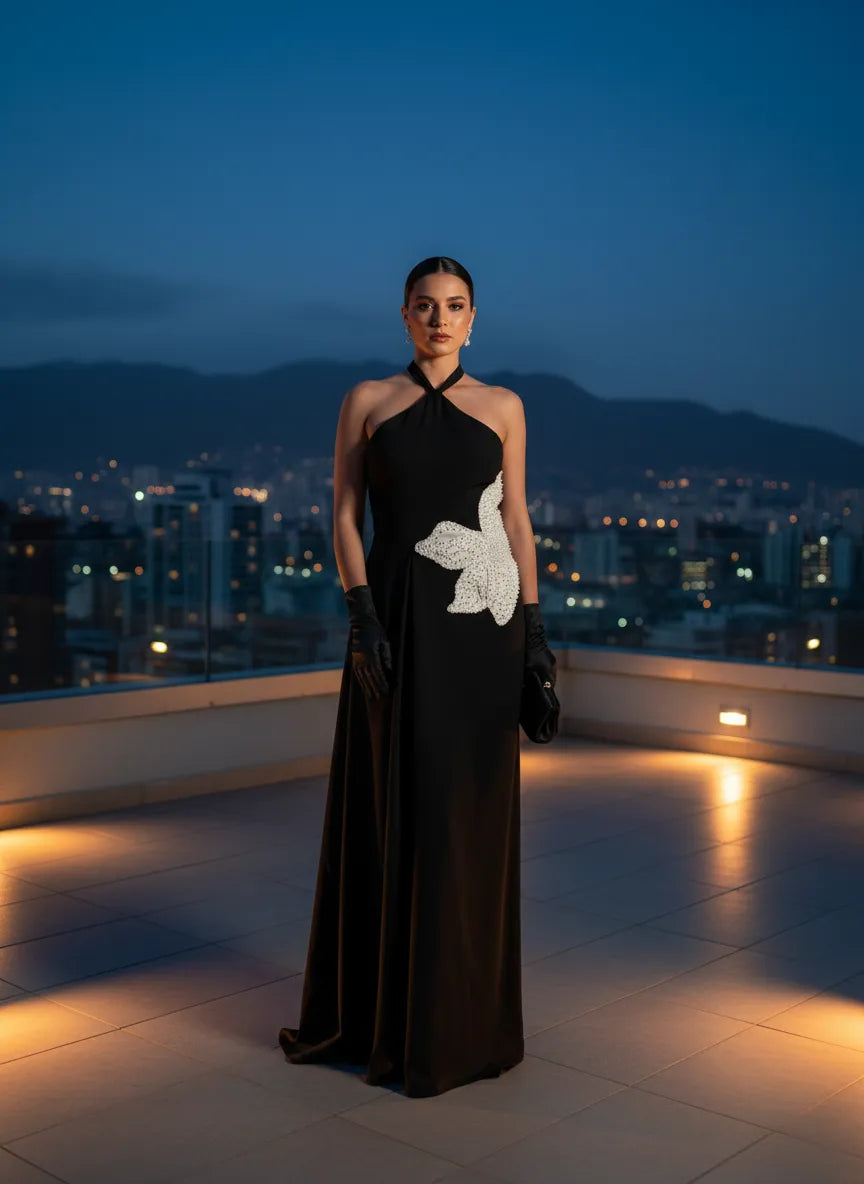 Elegancia Nocturna con Cisne