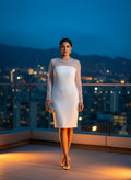 Vestido Cóctel Nieve Urbana