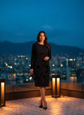 Vestido Nocturno Florecido