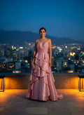 Vestido de Noche 'Dusk Ruffles'