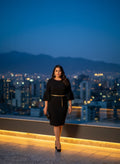 Vestido Midi Elegante de Noche