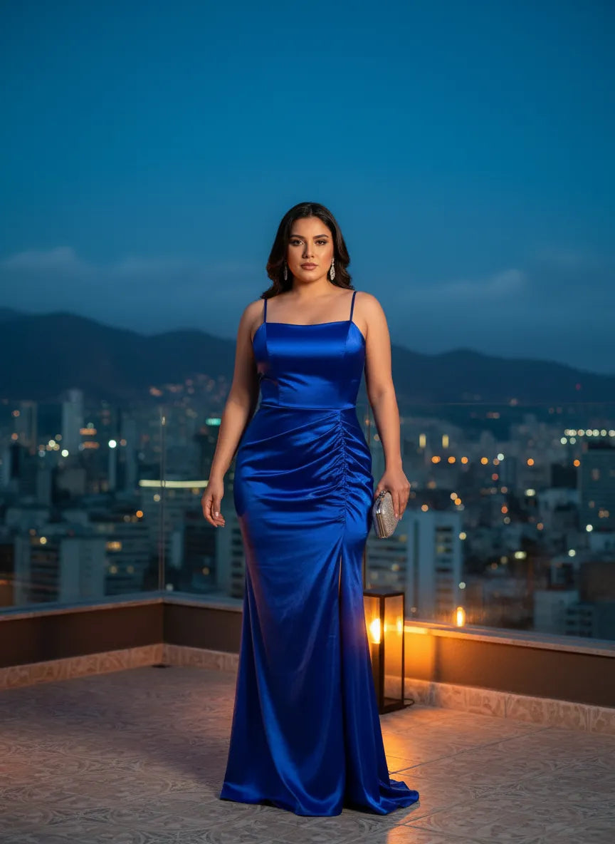Vestido de Noche 'Zafiro Urbano'