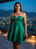 Vestido Esmeralda Escote Corazón Corto