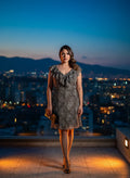 Vestido Animal Print Noche Glamurosa