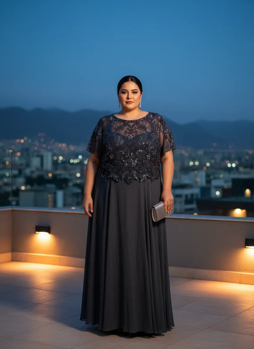 Vestido de Noche 'Encanto Urbano'