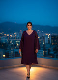 Vestido Nocturno Elegante 'Twilight' Morado