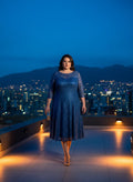 Vestido Cóctel Noche Estrellada