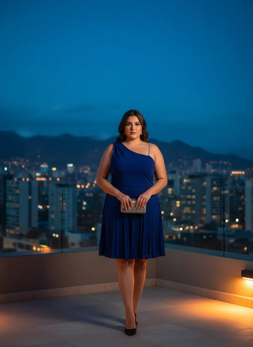 Vestido Nocturno Zafiro