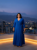 Vestido Cruzado Noche de Ciudad