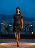 Vestido Cóctel Noche Estrellada