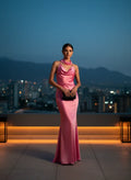 Vestido Rosa Eterno de Noche - Petite