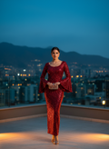 Vestido de Noche 'Glamour Escarlata'
